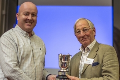 (L-R) WBKA Chair Stephen Auty presents Richard Oliver (Kennet BKA) with the Teal Cup in thanks for his services to the WBKA